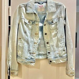 Mossimo jean denim jacket- Size S like new barely worn-Beautiful on!